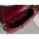 Dior Saddle Bag In Red Smooth Calfskin