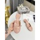 Dior Day Slingback Pumps 35MM in Nude Patent Calfskin