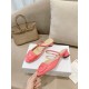 Dior Day Slingback Pumps 35MM in Pink Patent Calfskin