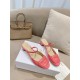 Dior Day Slingback Pumps 35MM in Pink Patent Calfskin