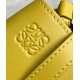 Loewe Gate Dual Mini Bag in Yellow Calfskin