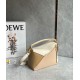 Loewe Puzzle Small Bag in Multicolor Angora and Beige Calfskin