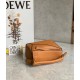 Loewe Puzzle Mini Bag In Brown Grained Calfskin