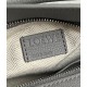 Loewe Puzzle Small Bag In Pearl Grey Grained Leather