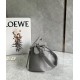 Loewe Puzzle Small Bag In Pearl Grey Grained Leather