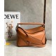 Loewe Puzzle Medium Bag In Brown Classic Calfskin