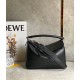 Loewe Puzzle Medium Bag In Black Classic Calfskin