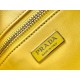 Prada Moon Bag in Yellow Padded Nappa Leather