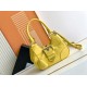 Prada Moon Bag in Yellow Padded Nappa Leather