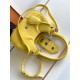 Prada Moon Bag in Yellow Padded Nappa Leather