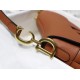 Dior Saddle Bag In Dark Tan Grained Calfskin