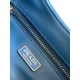 Prada Moon Bag in Blue Padded Nappa Leather