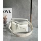 Loewe Puzzle Edge Small Bag In White Satin Calfskin