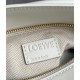 Loewe Puzzle Edge Small Bag In White Satin Calfskin