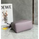 Loewe Puzzle Edge Small Bag In Pale Aubergine Satin Calfskin