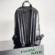 Bottega Veneta Medium Backpack In Black Intrecciato Calfskin