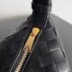 Bottega Veneta Mini Wallace Bag in Black Intrecciato Calfskin