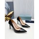 Prada Pumps 95mm in Black Patent Leather