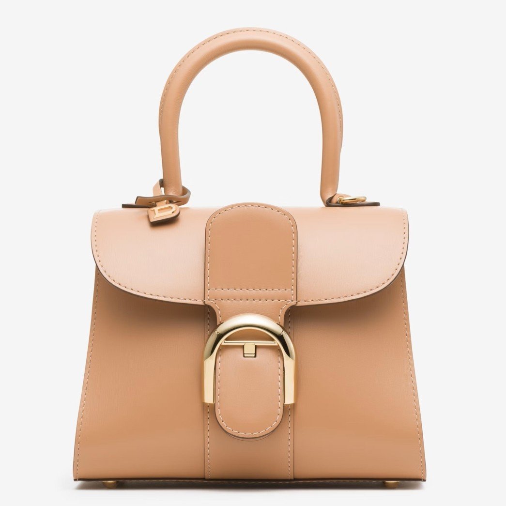 Delvaux Brillant Mini Bag in Tender Beige Box Calf Leather