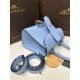 Delvaux Brillant Mini Bag in Azure Box Calf Leather