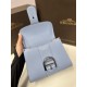 Delvaux Brillant Mini Bag in Azure Box Calf Leather