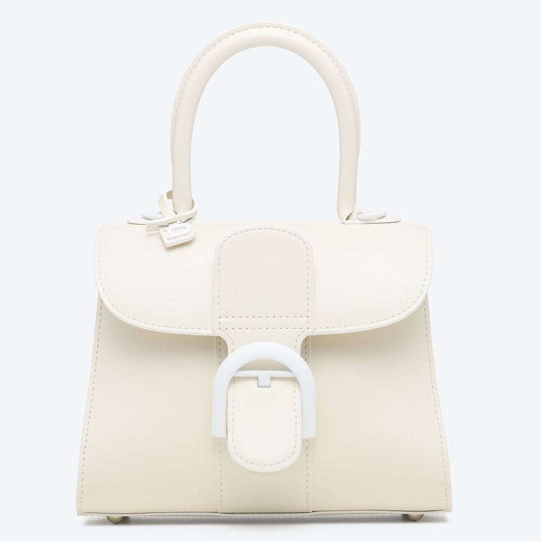 Delvaux Brillant Mini Bag in Ivory Box Calf Leather