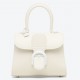 Delvaux Brillant Mini Bag in Ivory Box Calf Leather