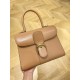 Delvaux Brillant PM Bag in Tender Beige Box Calf Leather