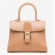 Delvaux Brillant MM Bag in Tender Beige Box Calf Leather