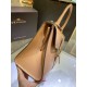 Delvaux Brillant MM Bag in Tender Beige Box Calf Leather