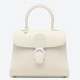 Delvaux Brillant MM Bag in Ivory Box Calf Leather