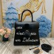 Delvaux Brillant L'Humour MM Bag in Black Box Calf Leather