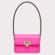 Valentino Rockstud23 Small Shoulder Bag in Pink Calfskin