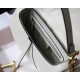 Dior Saddle Bag In White Grained Calfskin