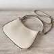 Valentino Rockstud Small Hobo Bag in White Grainy Calfskin