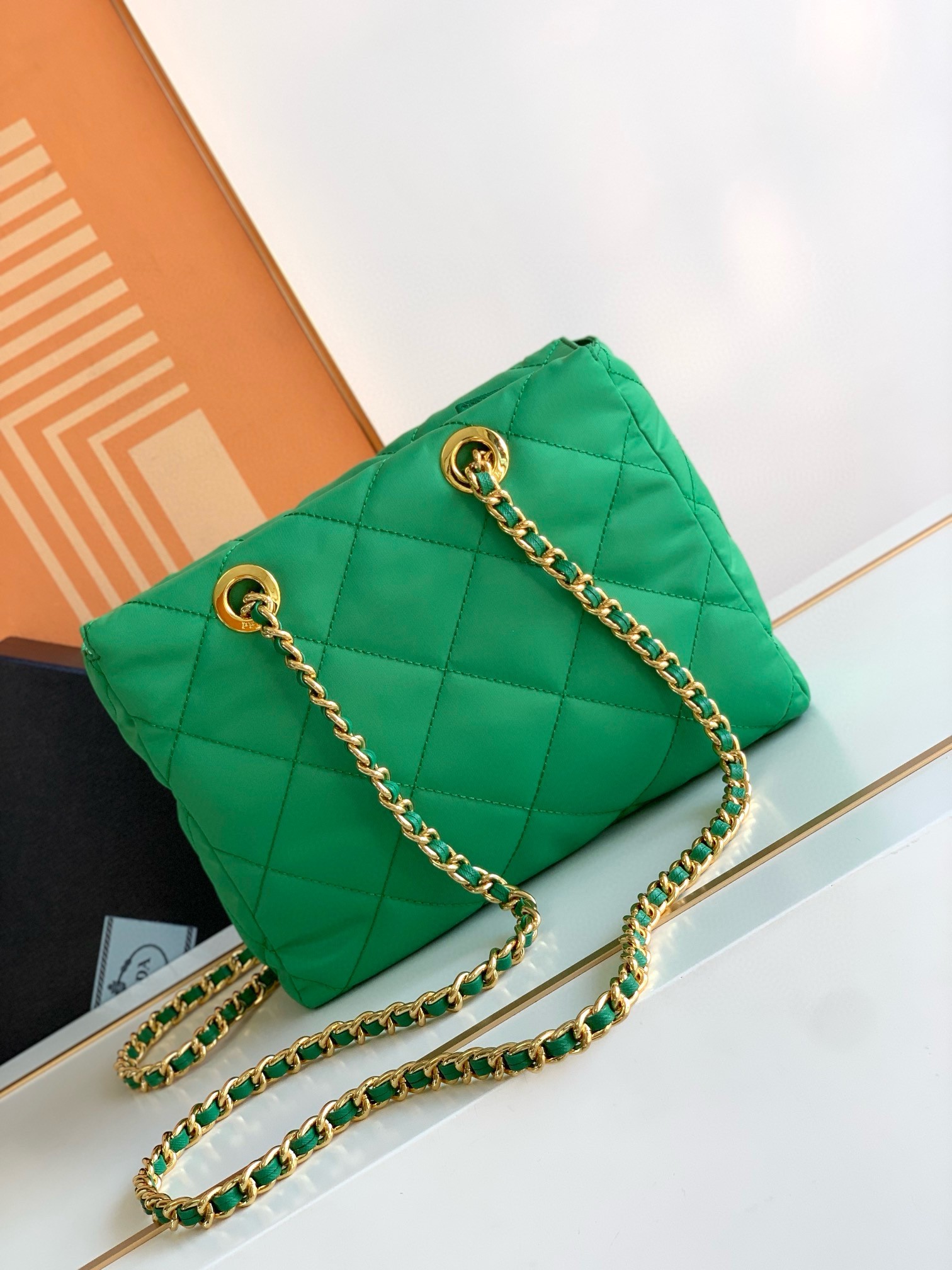 Prada Re-Edition 1995 Tote Bag in Green Re-Nylon