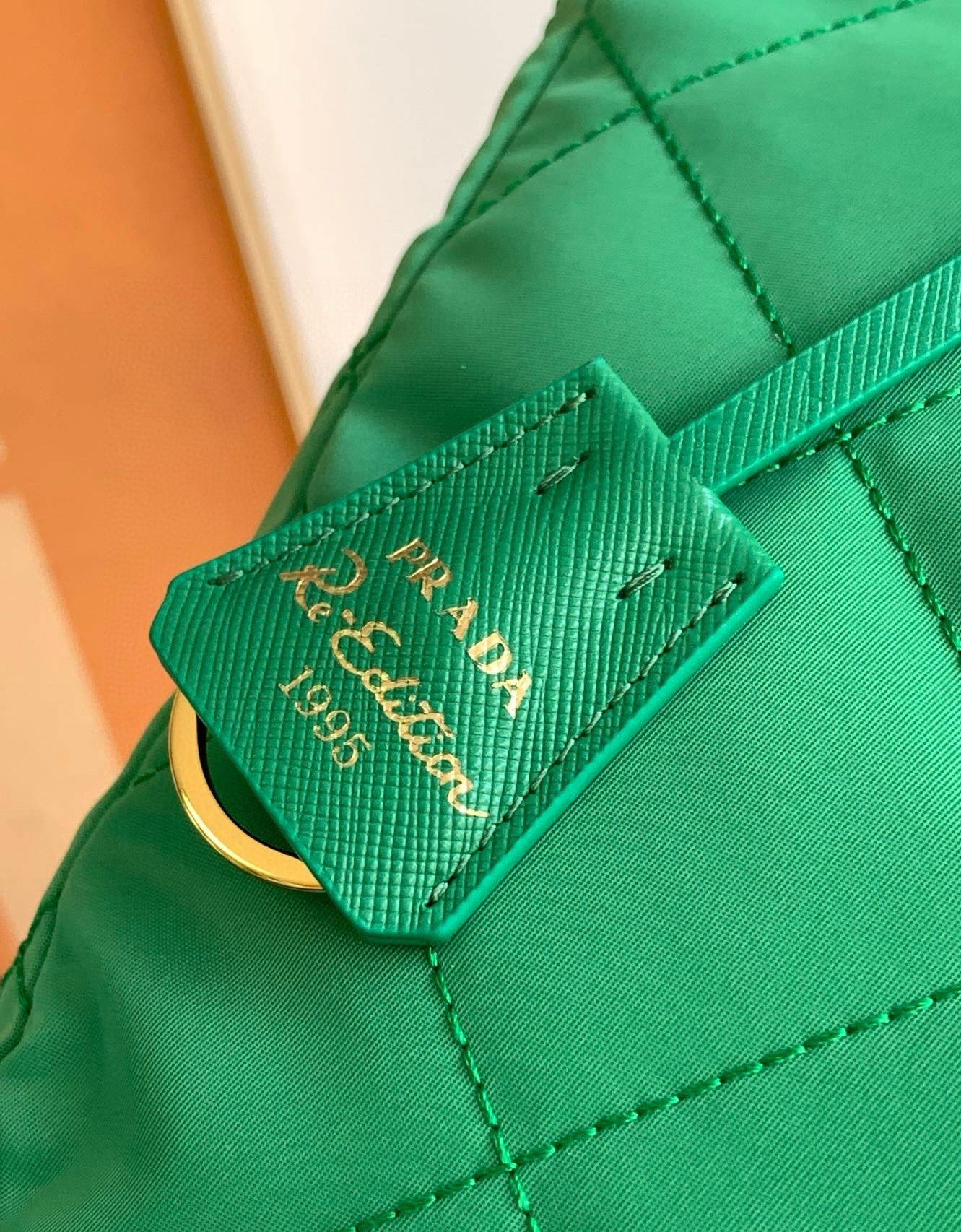 Prada Re-Edition 1995 Tote Bag in Green Re-Nylon