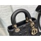 Dior Small Lady Dior My ABCDior Bag in Black Lambskin