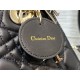 Dior Small Lady Dior My ABCDior Bag in Black Lambskin