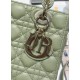 Dior Small Lady Dior My ABCDior Bag in Ethereal Green Lambskin