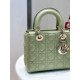 Dior Small Lady Dior My ABCDior Bag in Ethereal Green Lambskin