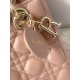 Dior Small Lady Dior My ABCDior Bag in Blush Lambskin