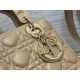 Dior Small Lady Dior My ABCDior Bag in Sand Lambskin