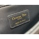 Dior Miss Dior Top Handle Bag in Black Cannage Lambskin