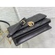 Dior Miss Dior Top Handle Bag in Black Cannage Lambskin