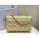 Dior Miss Dior Top Handle Bag in Pastel Yellow Cannage Lambskin