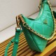 Prada Re-Edition 1995 Chaine Mini Bag in Green Re-Nylon