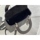 Dior Lady Dior Medium Bag in Black Grained Calfskin