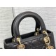 Dior Lady Dior Medium Bag in Noir Grained Calfskin