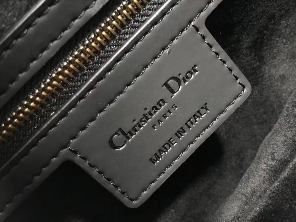 Dior Saddle Bag In Black Ultramatte Calfskin